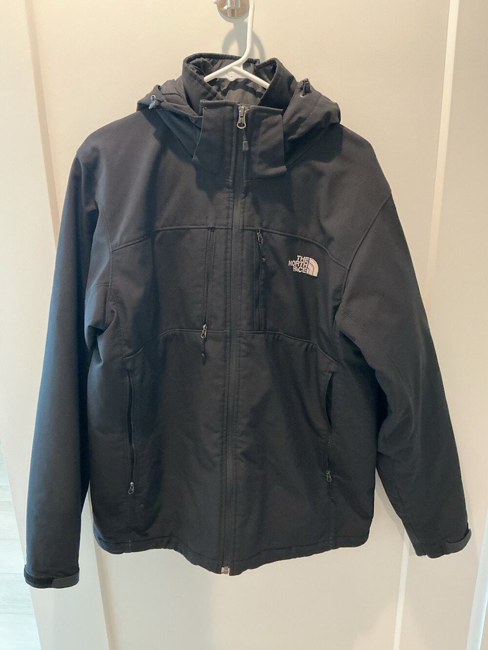 North Face Heavy Weight Men’s Winter Jacket Primaloft Black Size Large